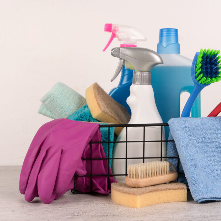 How To Clean Cleaning Supplies